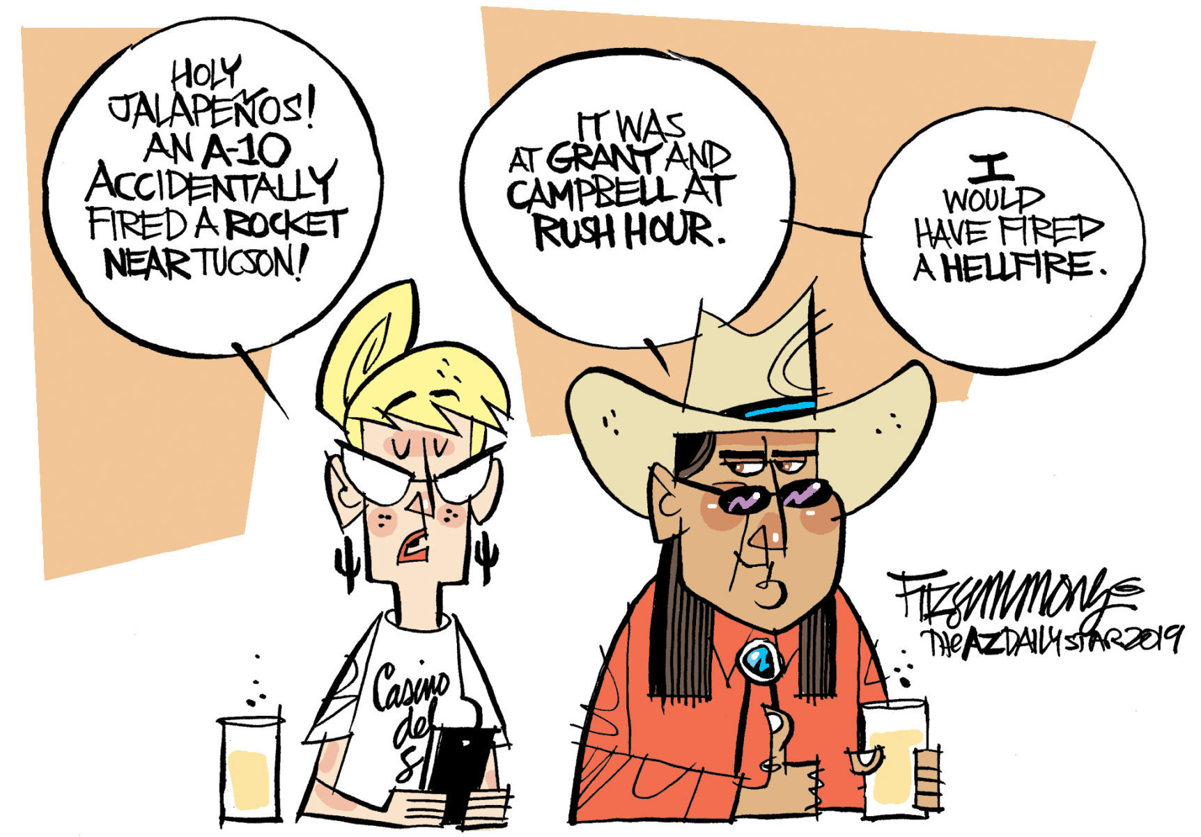 Daily Fitz Cartoon: Traffic